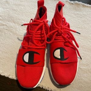 Champion Sneakers in Red - Men's 7.5